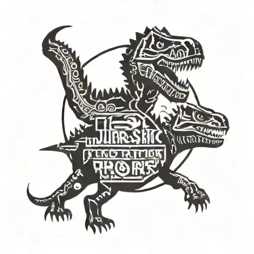 Jurassic Park And Star Wars Aurebesh World