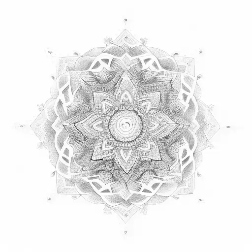 Geometric Mandala Psychedelic