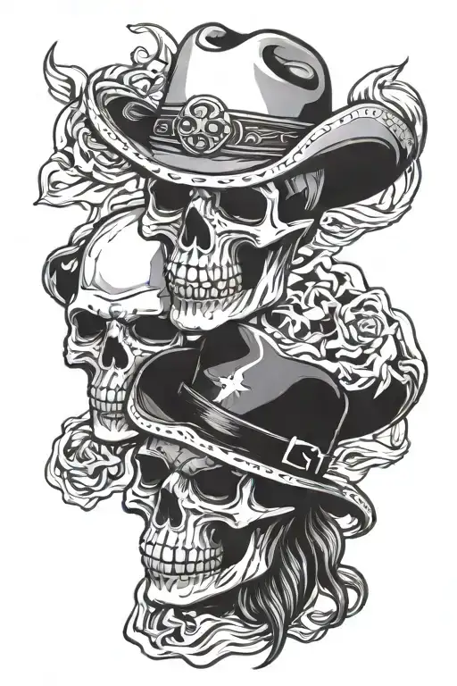 Skull Cowboys See No Evil Speak No Evil