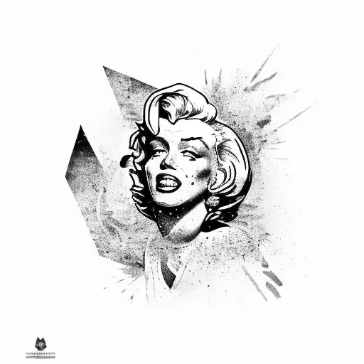 Marilyn Monroe Mixed With Bengal Tiger