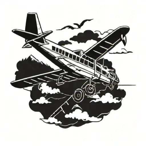 Airplane Flying Over Oregon State University