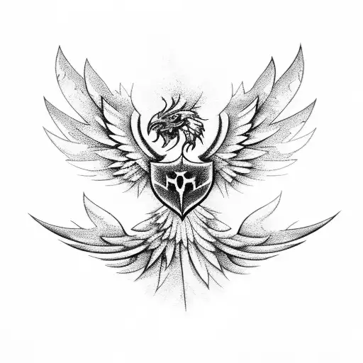 Phoenix Dark Lettering