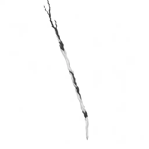 A Stick Of Dynamite On A Black Background