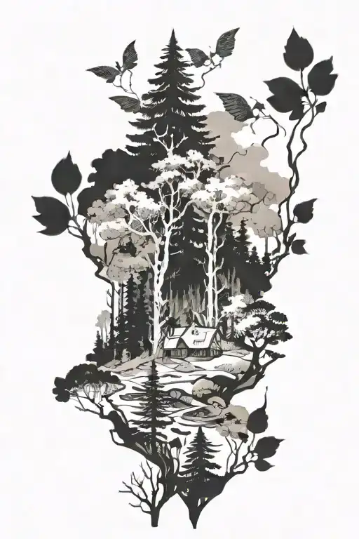 Forest That Is Dying As It Goes Higher