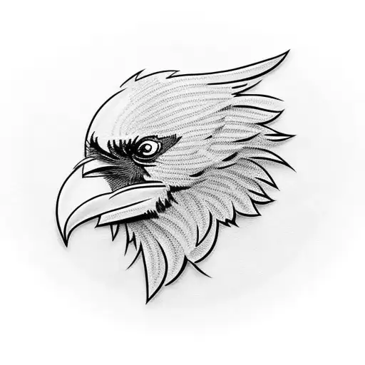 Create A Tattoo Of A Raven Wearing A Football Helmet And Basketball Jersey