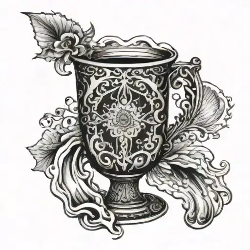 Tarot Cup With Water