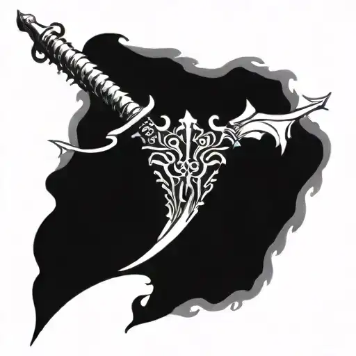 A Dragon Dagger Stuck In A Bleeding Heart