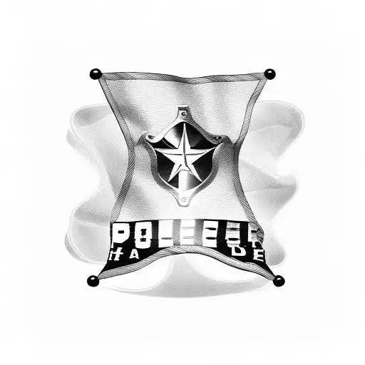 American Flag Police Firefighter Cross