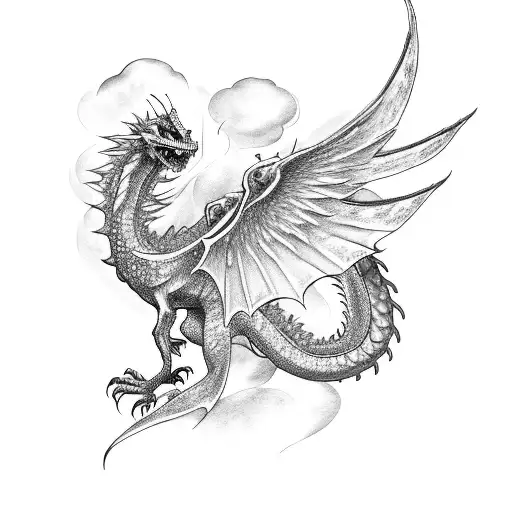 Knight With Dragon Wings