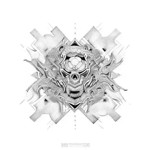 Abstract Representation Of Self-destructive Patterns