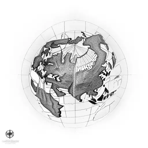 An Open Book With A Map Of The World As Its Pages