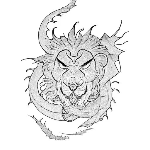 Dragon And Lionturtle