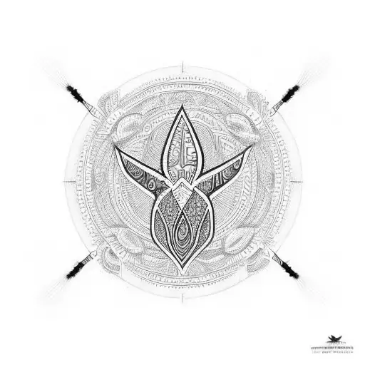 All African Tribal Adinkras Made Into A Sleeve