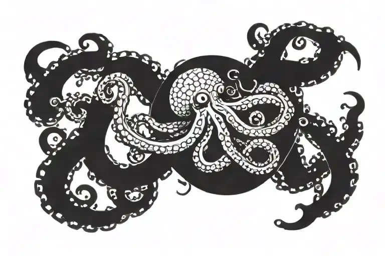 Octopus Holding A Globe Symbolizing