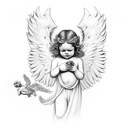 Cherub Angel In Heaven