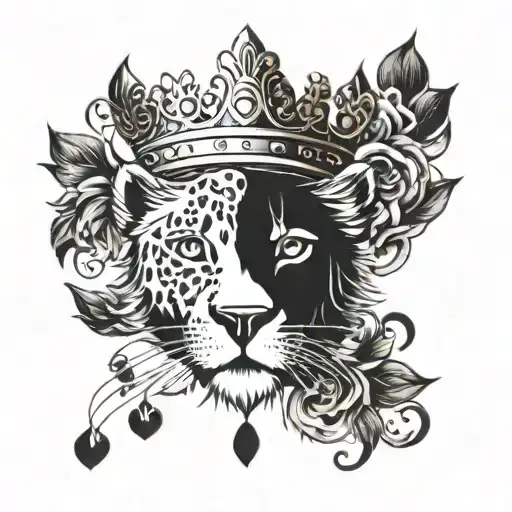 Incorporate A Pawprint With A Crown Design