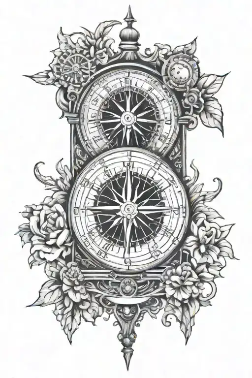 Clock Soul Human Compass Birth Death