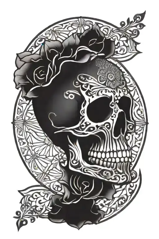 Skull Mandala Dark