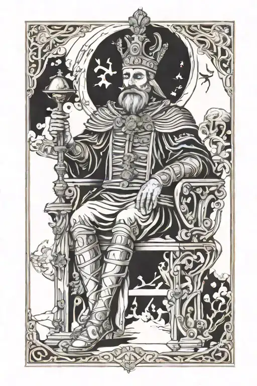 Tarot Card Of The Emperor With No Clothing