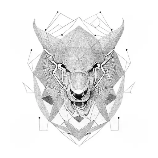 Incorporate Elements Of The Client's Favorite Antebrazo Animal Into A Geometric Design