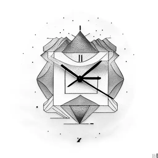 Mountain In Clock Face