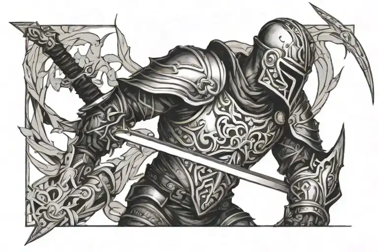 Anbuis With Armor And Sword