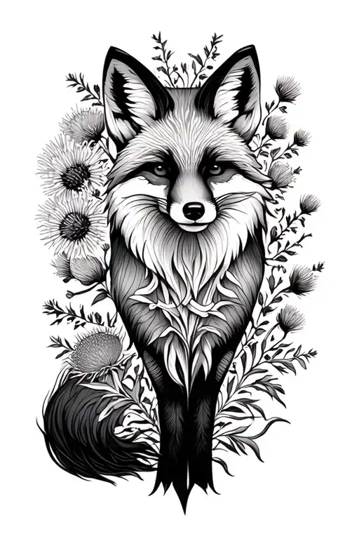 Fox And Thistles