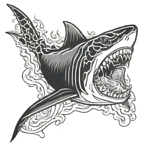 Burning Shark Emerging