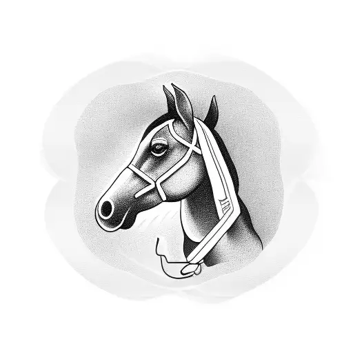 Horse Shoe With Mum In It