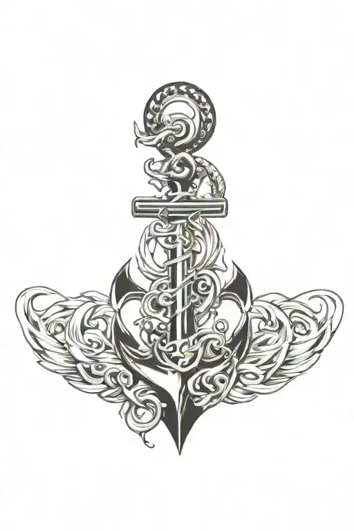 Burning Anchor Behind A Phoenix