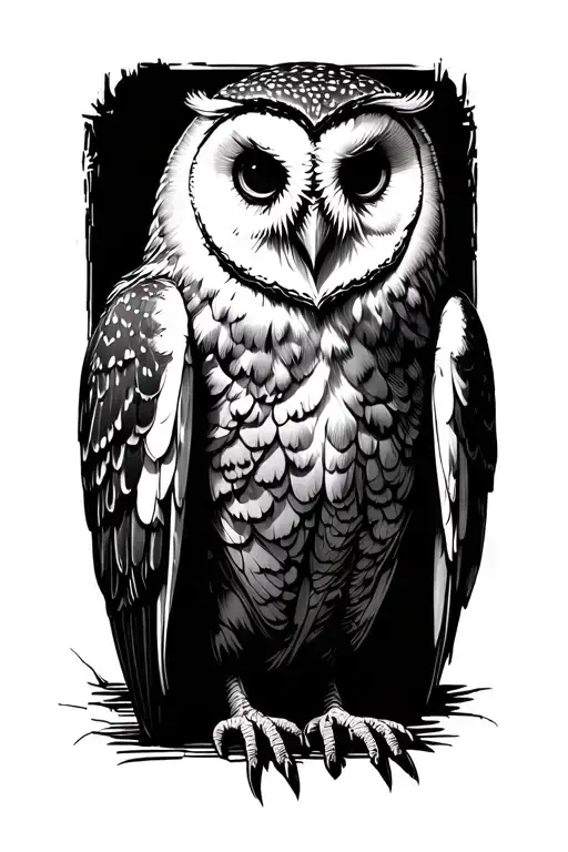 Barnowl Creepy Horror