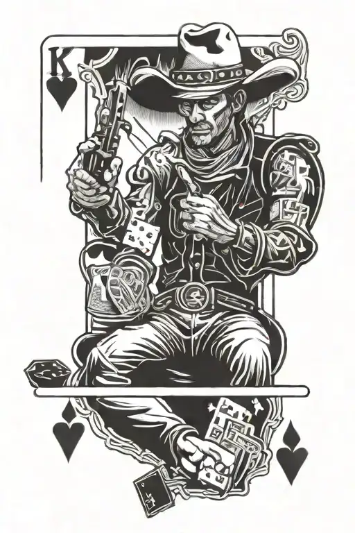 Cowboy Play Poker