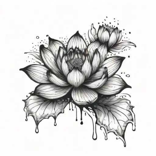 A Lotus Flower Growing Out Of Mud To Signify Finding Inner Peace And Strength During Anxiety Attacks