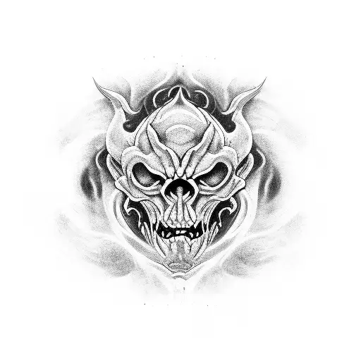 Rip Dillom Demon Face Realistic