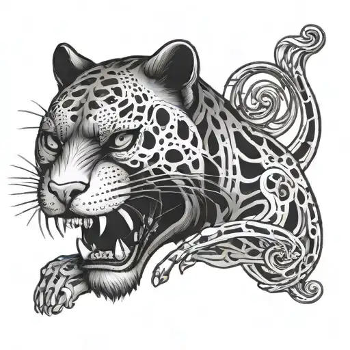 Panther As A Skeleton