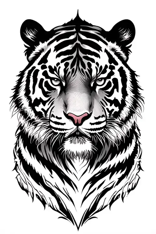 Combine Typography And A Tiger Silhouette For A Unique Graphic Designer