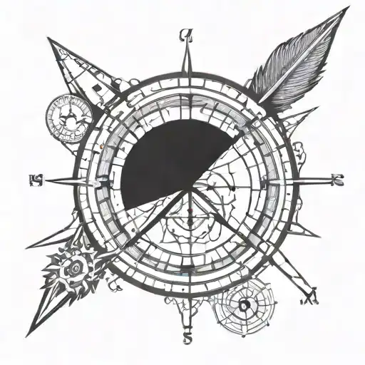 Compass And Cpim Symbol Made