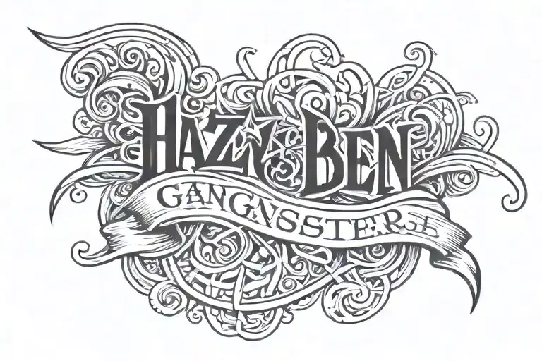 Hazen Writing Gangster Font