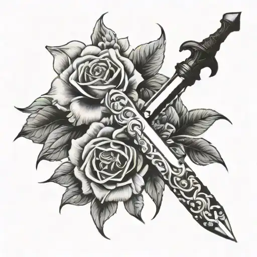 Sword Breaks At Flower