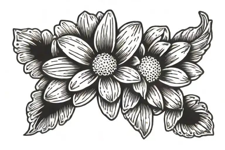 Band-aid With Daisy Flower