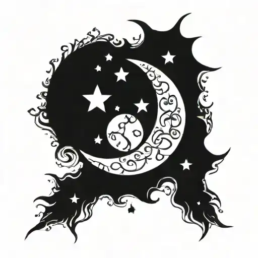 Peace Moon Stars