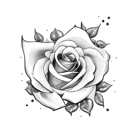 Sword With Roses Large