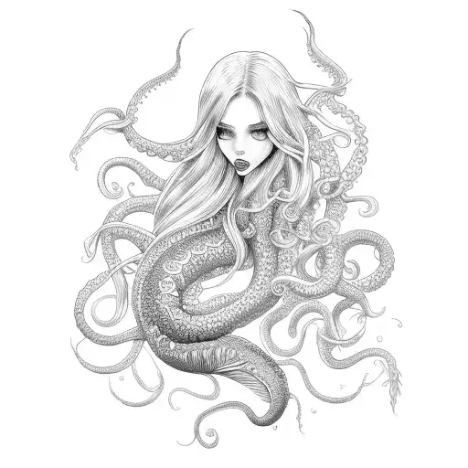 Mermaid Full Body Tentacles For Hair