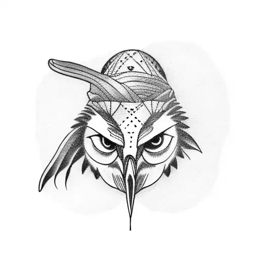 Crow Formed By Small Flying Crows