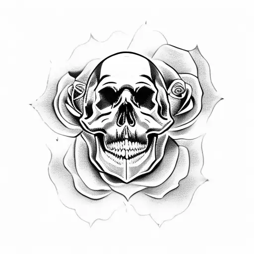 Skull And Roses