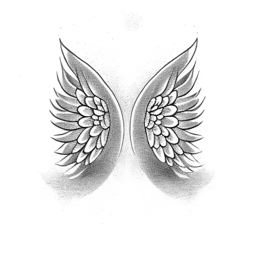 Angel Wings With Ring