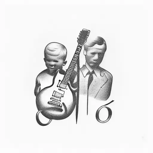 Classic Guitar Father And Son