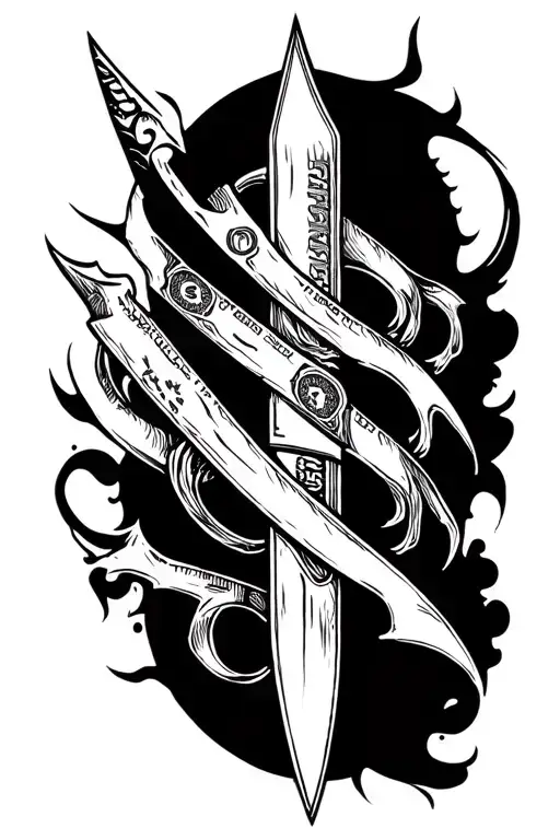 Blade In Between Power Over Money