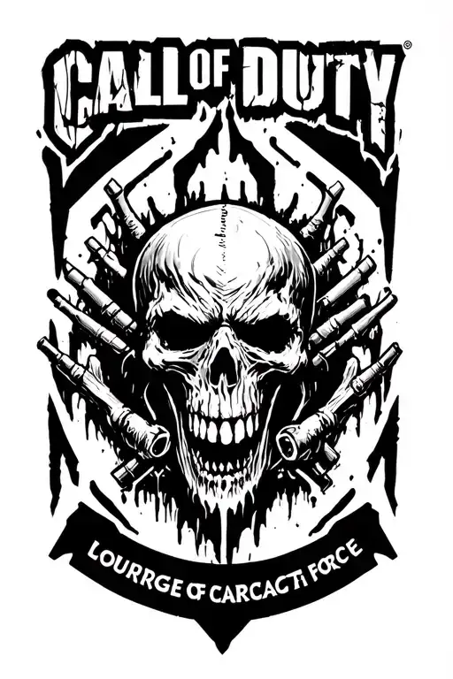 Call Of Duty Zombie Symbol Lourge Of Caracter Force