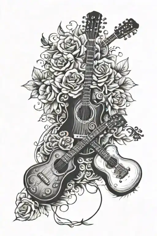 Music Acoustic Guitar Family Police